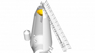 Ilustração de um modelo de Cone Grande de Alto Forno, estrutura envolvida no incidente de sexta-feira, dia 24 de setembro. Créditos: Divulgação/Hardox