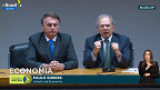 Bolsonaro e Guedes fazem pronunciamento juntos; veja o que foi dito