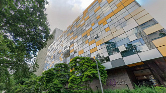 Sede do Nubank em São Paulo. - Créditos: Divulgação/Nubank/M3 Mídia.