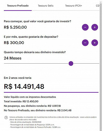 Créditos: Reprodução/Nubank/Nuinvest