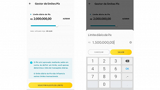 Ajuste o limite. Créditos: Reprodução/C6 Bank