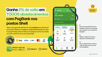 Campanha do PagBank em parceria com a Shell. Créditos: Divulgação/PagBank